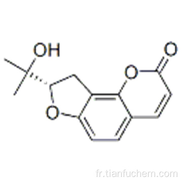 2H-Furo [2,3-h] -1-benzopyran-2-one, 8,9-dihydro-8- (1-hydroxy-1-méthyléthyl) CAS 3804-70-4